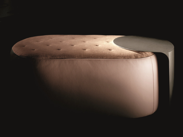 CLIP - Tufted oval fabric pouf by Ditre Italia - view 2